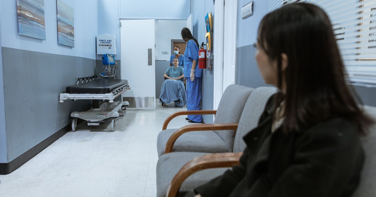Sala de espera de una clínica pequeña