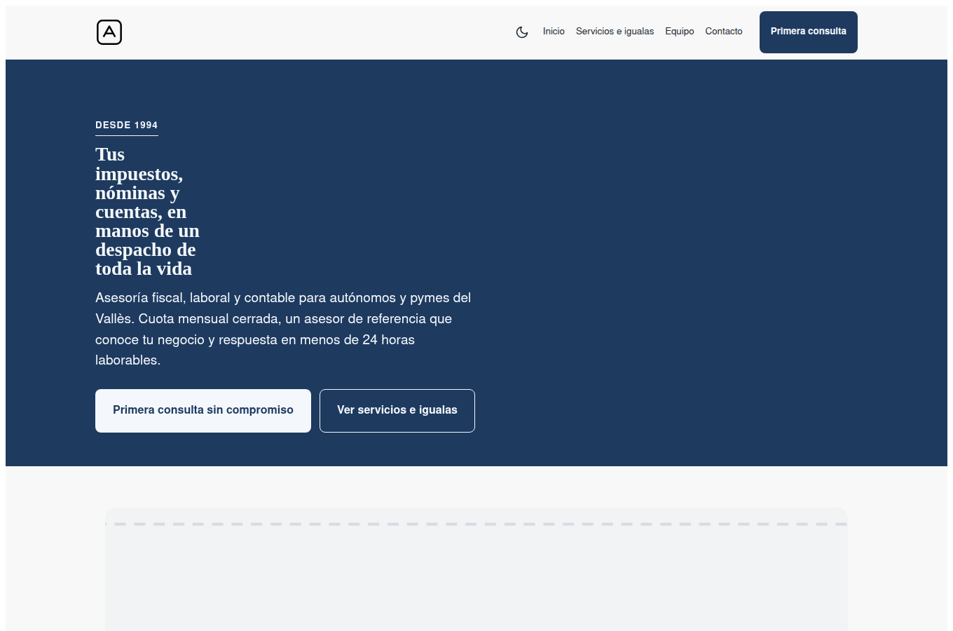 Diseño web mejorado para una asesoría